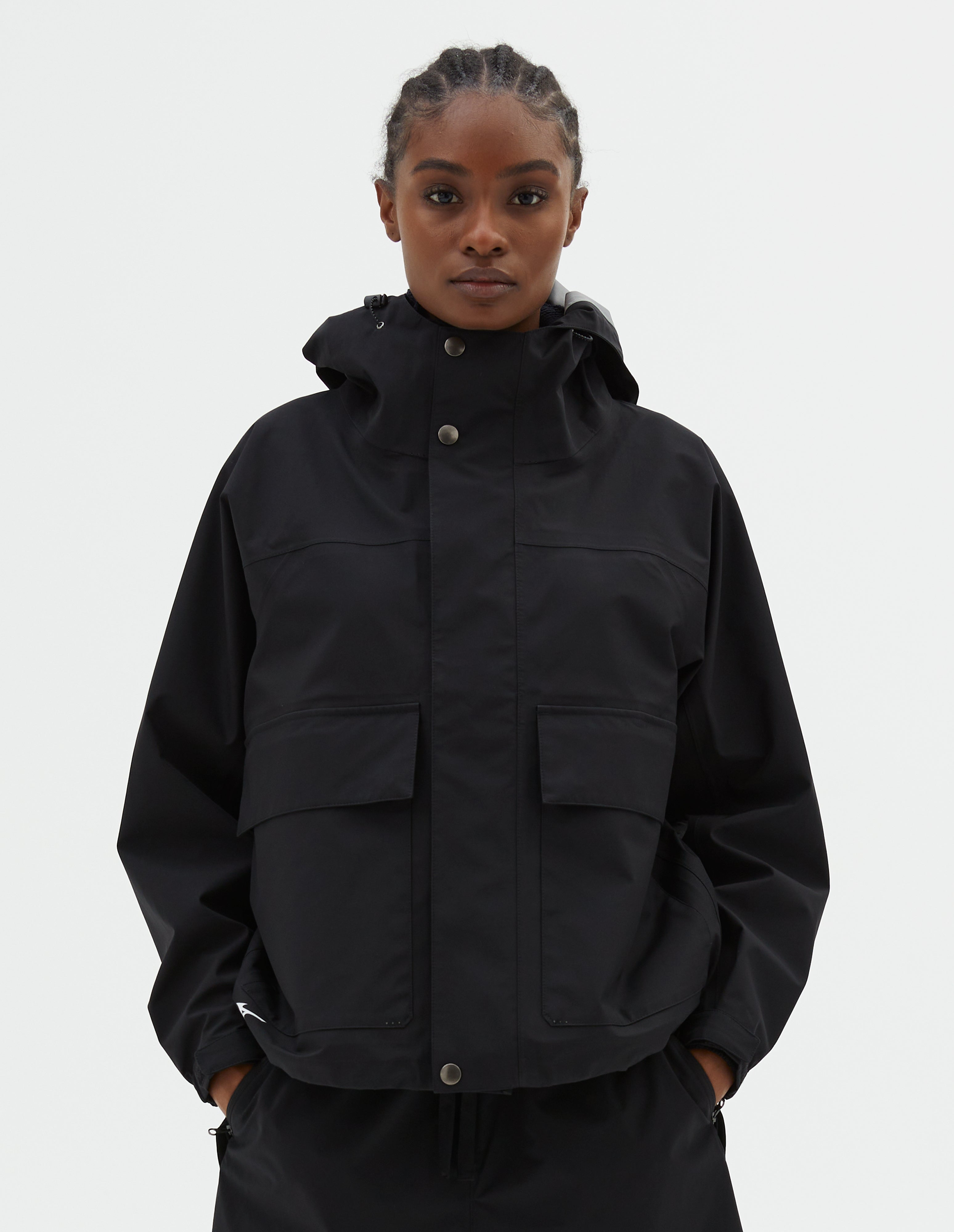 Black polyester Mizuno Gore-Tex jacket | Margaret Howell