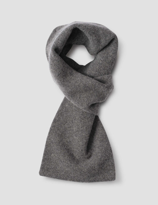 MHL. PULL THROUGH SCARF | LAMBSWOOL | GREY HEATHER