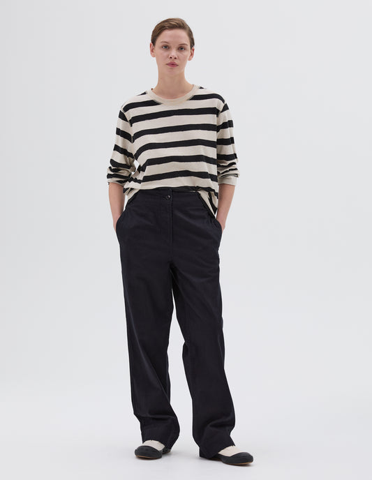 MHL. NAVAL TROUSERS | INDIGO TWILL | INDIGO