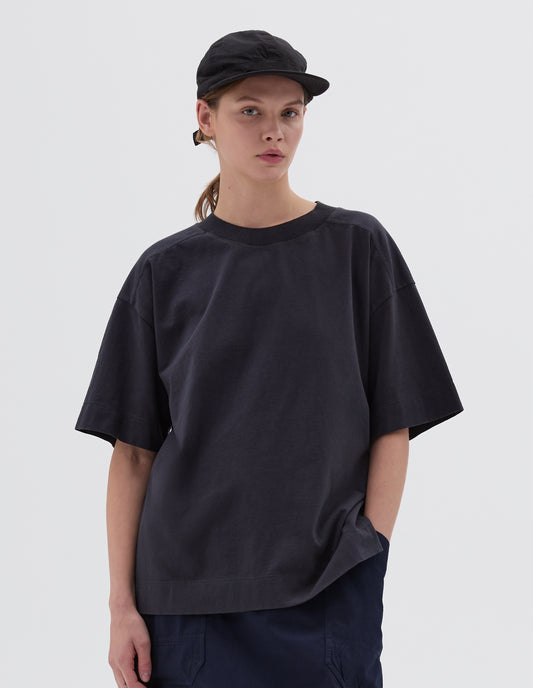 MHL. RELAXED T SHIRT | LIGHTWEIGHT DRY JERSEY | INK