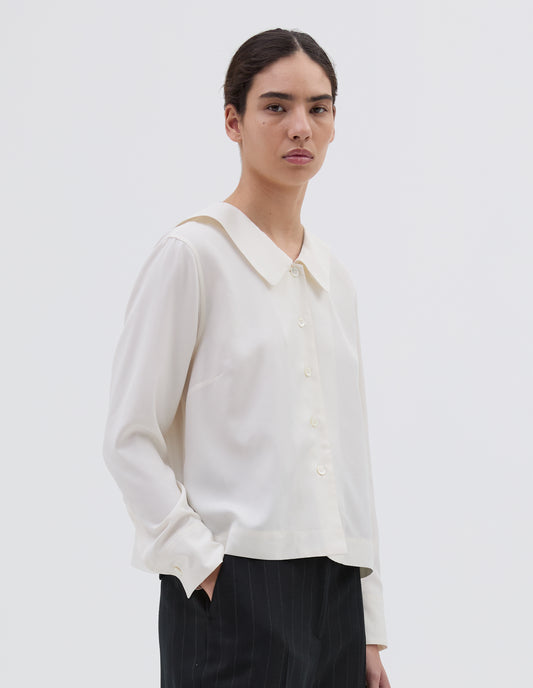 SAILOR SHIRT | MATT SILK | CHALK