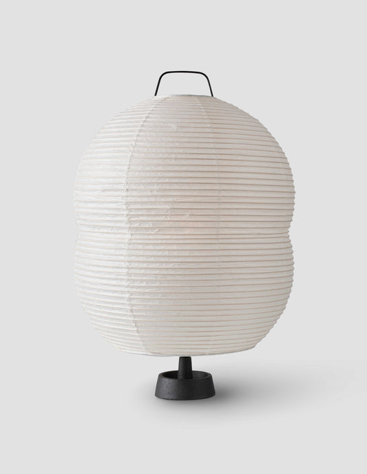 MINI LAMPE DE TABLE DOUBLE BULLE HOTARU | PAPIER WASHI / BAMBOU / FONTE