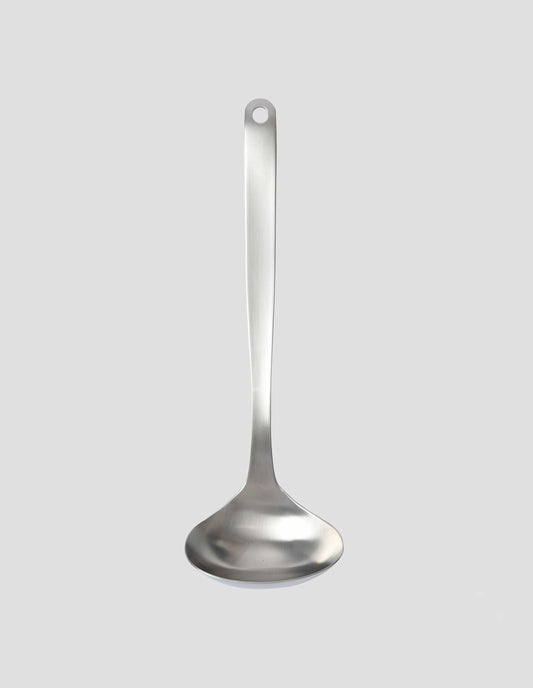 KITCHEN LADLE | SATIN FINISHED STAINLESS STEEL