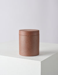 IAN MCINTYRE MEDIUM LIDDED JAR | STONEWARE | TERRACOTTA