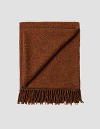 MOURNE MENDED TWEED BLANKET | WOOL | COPPER