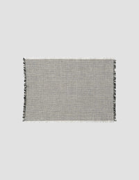 MOURNE TABLEMAT | LINEN / WOOL / NYLON | WHITE / CLOUD