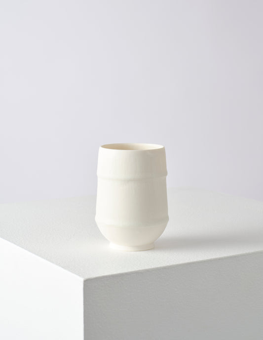 RIDGE CUP | PORCELAIN | WHITE