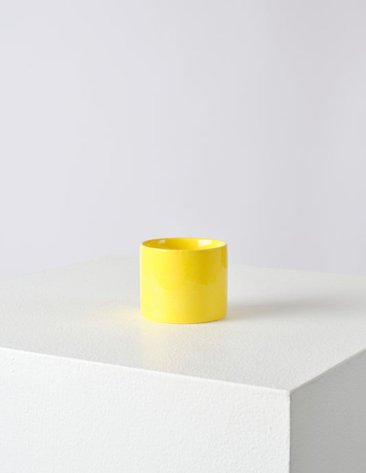 ROUND POT | STONEWARE | YELLOW