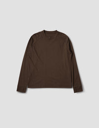 MIZUNO LIGHTWEIGHT SWEATSHIRT | COTTON POLYESTER JERSEY | TEAK