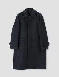 RAGLAN COAT | HEAVY WOOL MELTON
 | MIDNIGHT