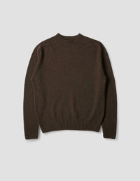 SEAMLESS CREW NECK | MERINO CASHMERE
 | BRACKEN