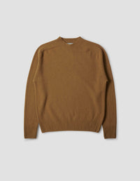 SEAMLESS CREW NECK | MERINO CASHMERE
 | CUMIN