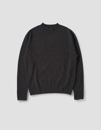 SEAMLESS CREW NECK | MERINO CASHMERE
 | STORM GREY