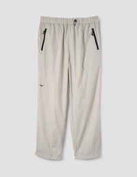 MIZUNO RAIN TROUSER | LIGHTWEIGHT NYLON TASLAN | LIGHT STONE