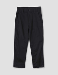 MHL. DROPPED LOOP TROUSERS | SOFT COTTON DRILL | DARK INK