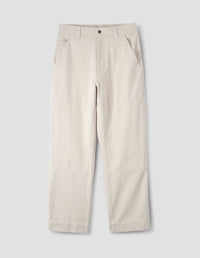 MHL. TOOL POCKET TROUSERS | NATURAL COTTON DENIM | NATURAL