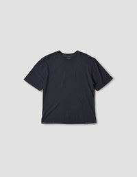 T SHIRT SIMPLE MHL. | JERSEY DE COTON ET LIN

 | BLEU MARINE