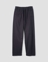 PANTALON DE JOGGING LARGE MHL. | SERGÉ DE COTON | INDIGO