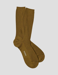 FULL RIB SOCK | FINE MERINO
 | MUSTARD