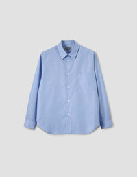 BASIC SHIRT | END ON END COTTON | PALE BLUE