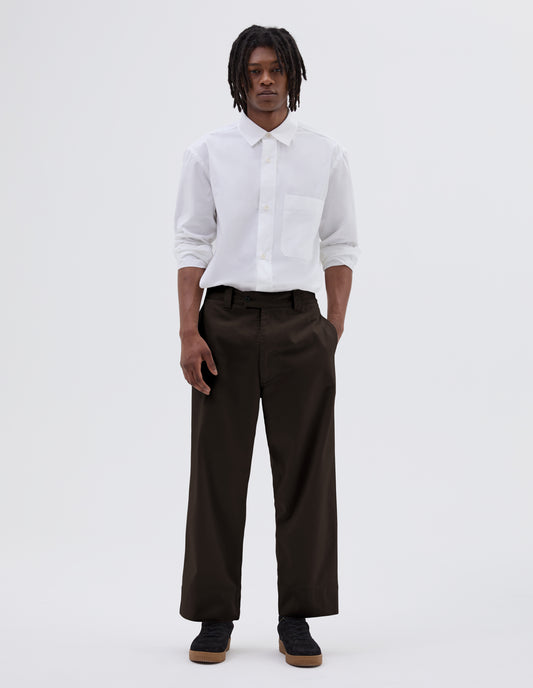 MHL. PAINTERS TROUSER | DRY COTTON GABARDINE | EBONY