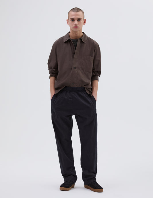 MHL. WIDE LEG JOGGER  | INDIGO TWILL  | INDIGO