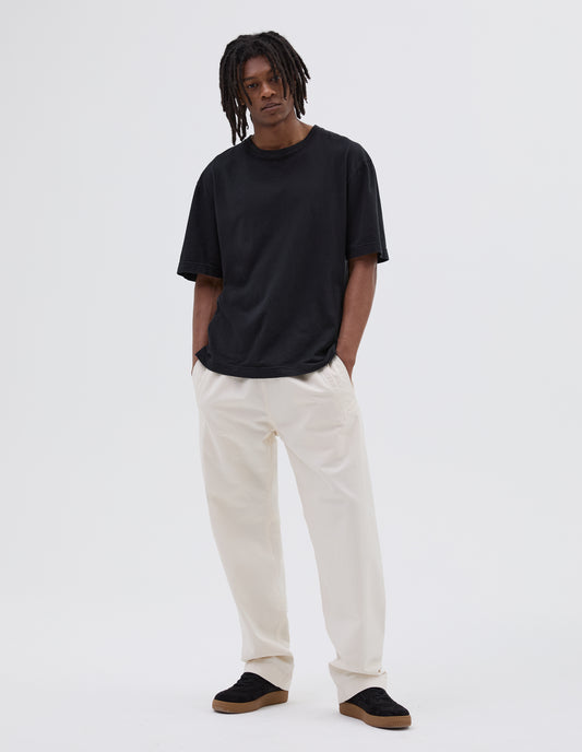 MHL. WIDE LEG JOGGER  | WORKWEAR COTTON TWILL  | OFF WHITE