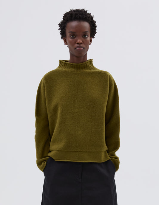 MHL. FELTED GUERNSEY | FELTED WOOL | FRESH OLIVE