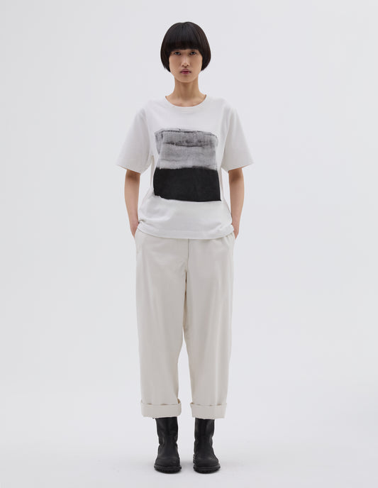 MHL. CARPENTERS TROUSER | DRY COTTON GABARDINE | OFF WHITE