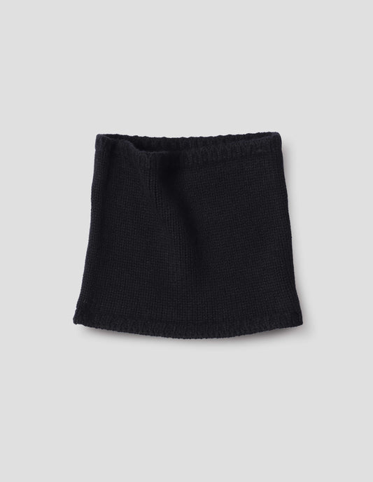 CHUNKY NECKWARMER | MERINO CACHEMIRE | NOIR