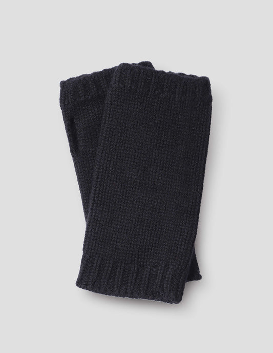 CHUNKY WRISTWARMER | MERINO CASHMERE | BLACK