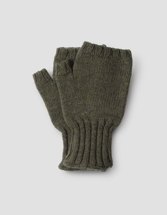 MHL. GANT SANS DOIGTS CHUNKY | MERINO BRITANNIQUE | KHAKI