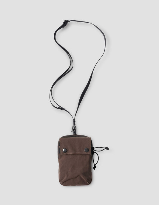 MHL. POUCH BAG | NYLON
 | BROWN