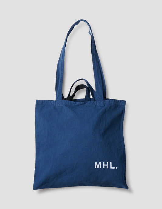 MHL. SHOPPER | LINEN COTTON TWILL | WORKWEAR BLUE