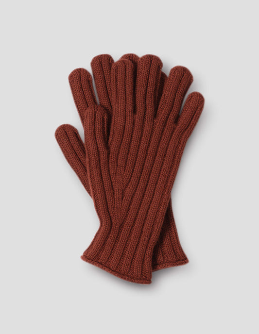 WIDE RIB GLOVE | MERINO CASHMERE | HARISSA