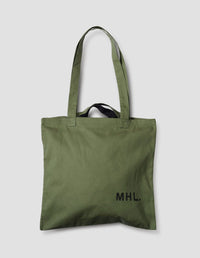 MHL. SHOPPER | LIGHT COTTON DRILL | OLIVE