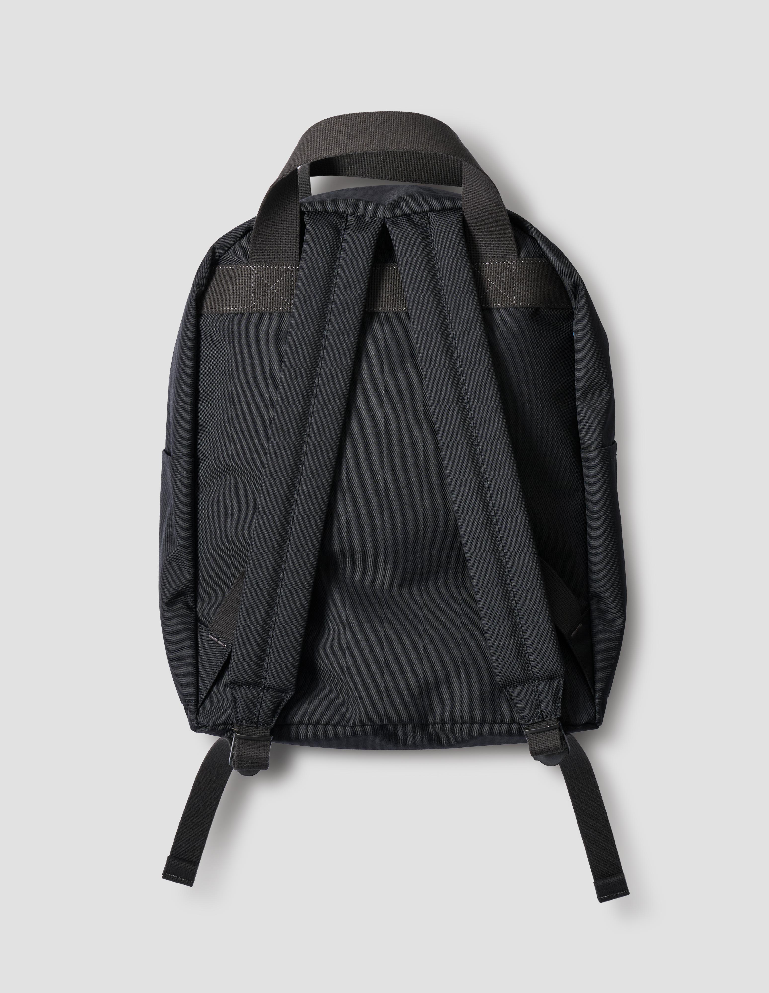 MHL. BIG POCKET RUCKSACK POLYESTER CANVAS BLACK