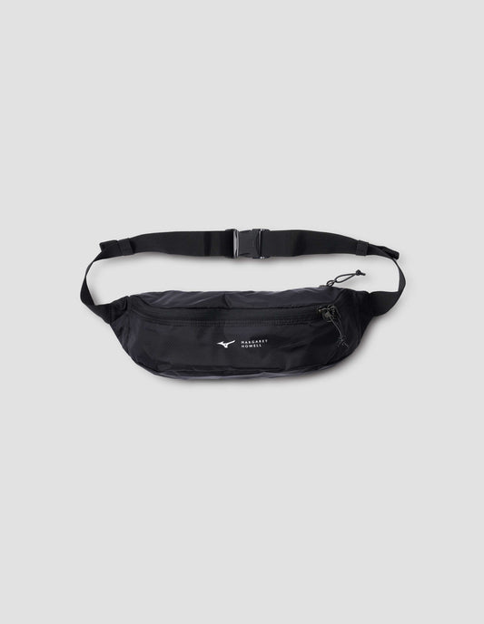 MIZUNO WAIST POUCH | NYLON RIPSTOP | BLACK