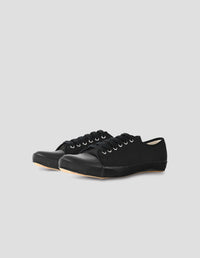 MHL. MOONSTAR PLIMSOLL | COTTON CANVAS | BLACK