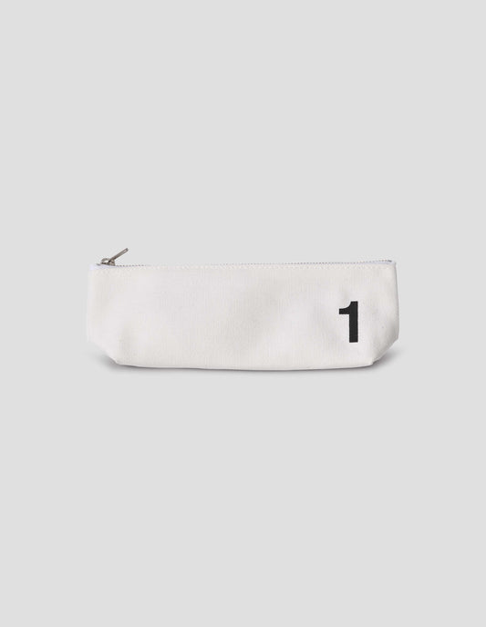 MHL. POUCH 1  | CANVAS | WHITE