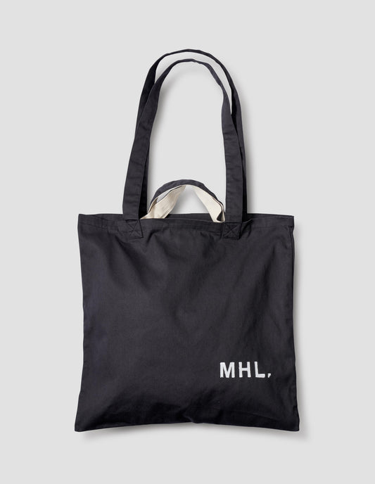 MHL. SHOPPER | LIGHT COTTON DRILL
 | BLACK