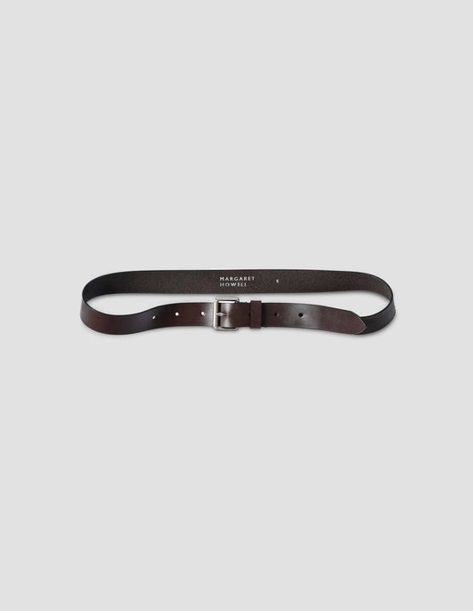 SOFT BRIDLE BELT | BRIDLE LEATHER
 | DARK BROWN