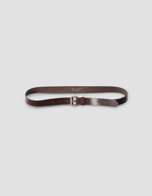 SOFT BRIDLE BELT | FULL GRAIN BRIDLE LEATHER | DARK BROWN