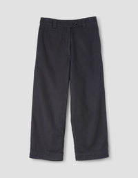 PANTALON CARPENTER MHL. | SERGÉ DE COTON | INDIGO