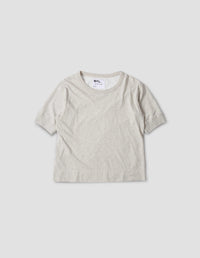 MHL. GYM T SHIRT | DRY COTTON MELANGE JERSEY | OFF WHITE