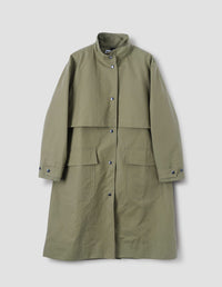 PARKA DE PLUIE MHL. | TOILE DE COTON BRUT | FENOUIL