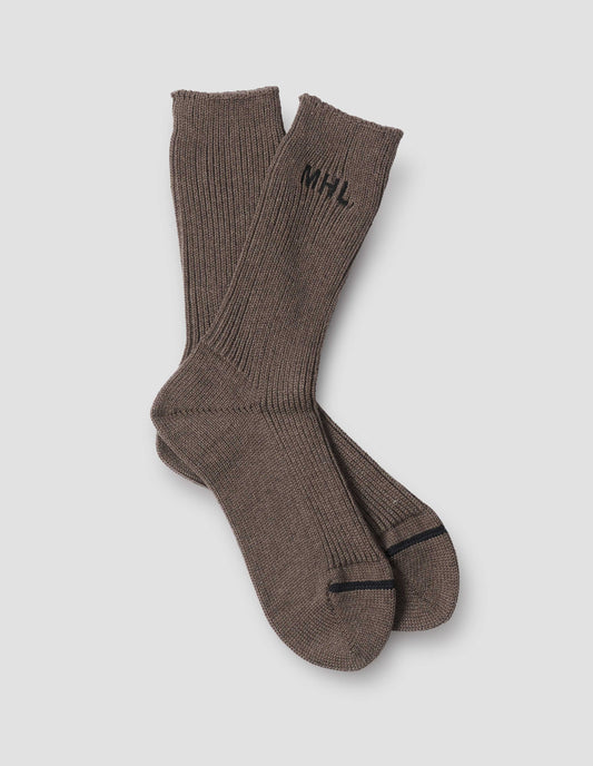 MHL. SPORT SOCK | COTTON BLEND | BARK