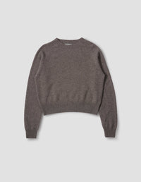 SHORT CLASSIC CREW NECK | CASHMERE
 | ELK