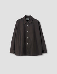 SWING SHIRT | LIGHT COTTON SILK


 | WARM BROWN