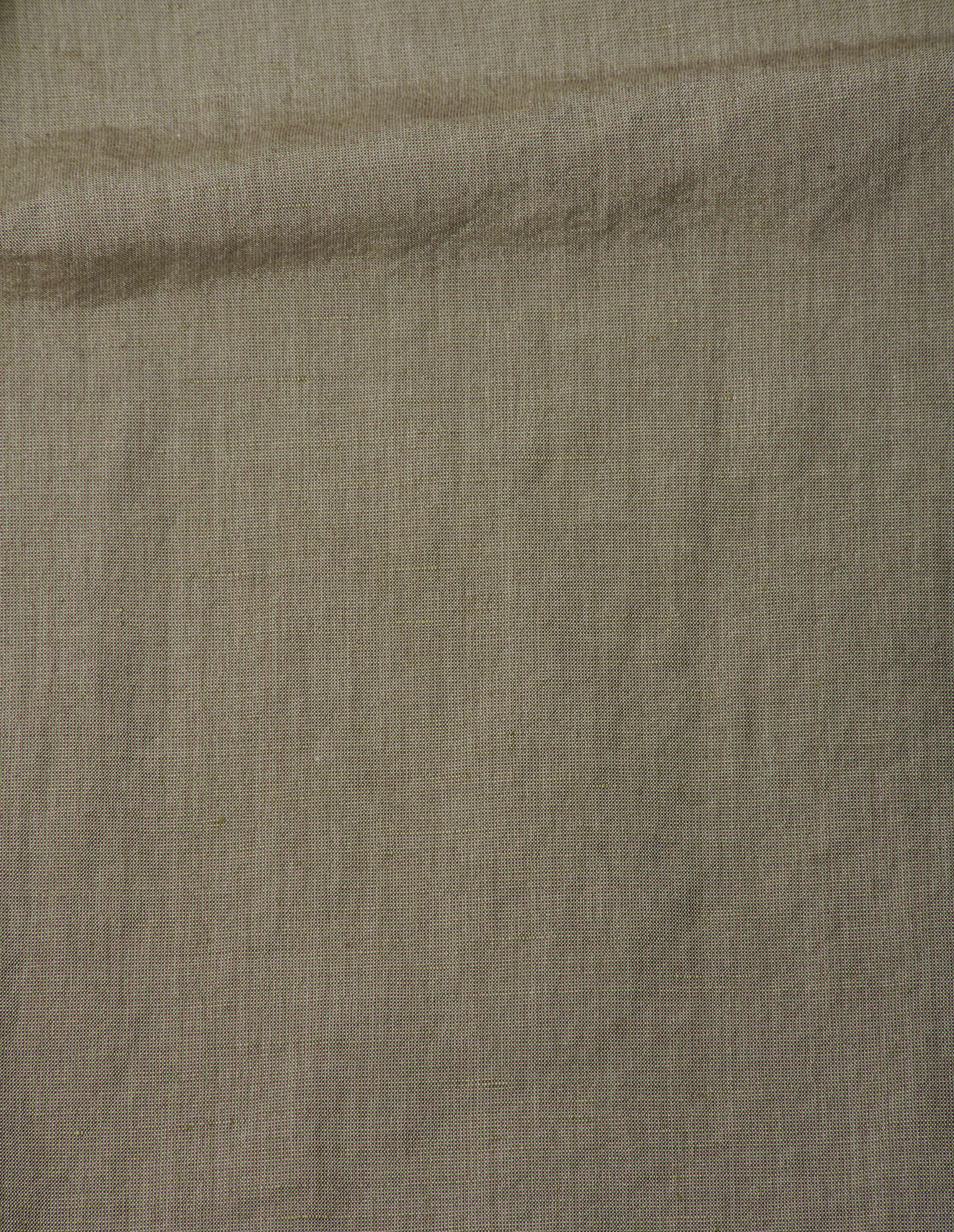 Faded khaki cotton linen shirt | MHL. by Margaret Howell